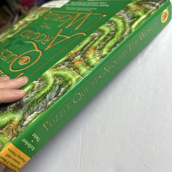 Puzzle Quest Around the World Board Book Write and Wipe Games Boards Markers - Picture 7 of 7